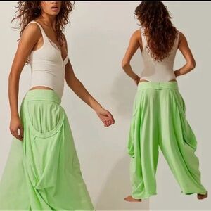 Free People Intimately Summer Slumbers Harem Pants $78 NWT